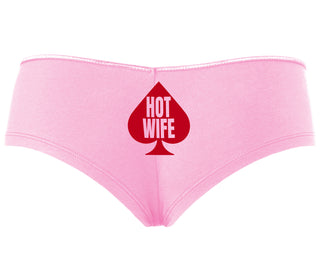 Hot Wife Spade Symbol - Pink Boyshort