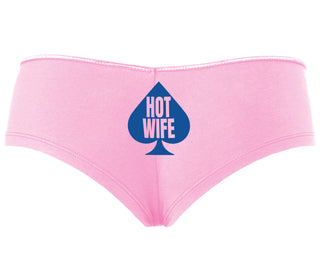Hot Wife Spade Symbol - Pink Boyshort