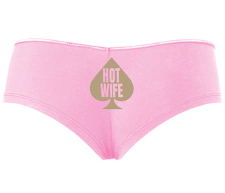 Hot Wife Spade Symbol - Pink Boyshort