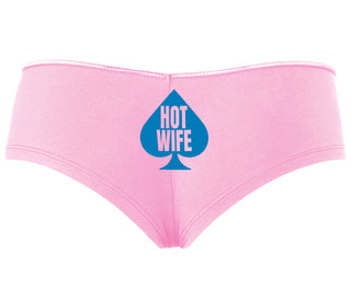 Hot Wife Spade Symbol - Pink Boyshort