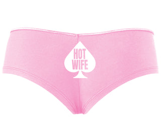 Hot Wife Spade Symbol - Pink Boyshort