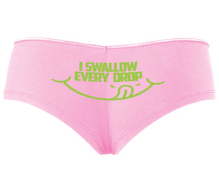 I Swallow Every Drop - Pink Boyshort