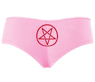 Inverted Pentagram - Pink Boyshort