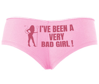 I've Been A Very Bad Girl - Pink Boyshort
