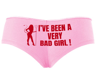 I've Been A Very Bad Girl - Pink Boyshort