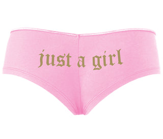 Just A Girl - Pink Boyshort