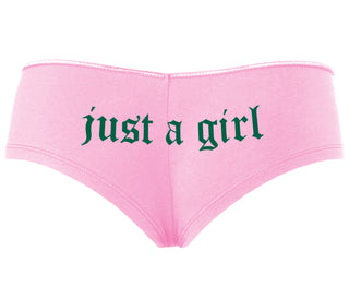 Just A Girl - Pink Boyshort