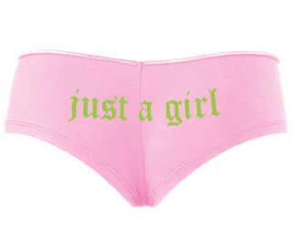 Just A Girl - Pink Boyshort