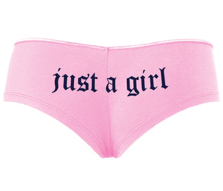 Just A Girl - Pink Boyshort