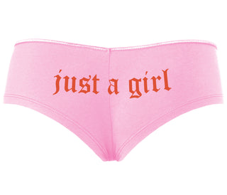 Just A Girl - Pink Boyshort