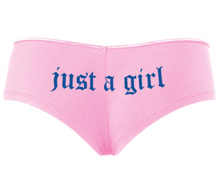 Just A Girl - Pink Boyshort