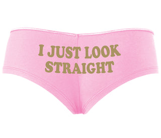 I Just Look Straight - Pink Boyshort