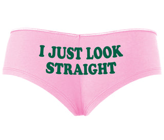 I Just Look Straight - Pink Boyshort