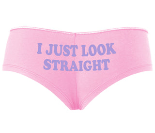 I Just Look Straight - Pink Boyshort