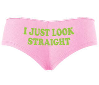 I Just Look Straight - Pink Boyshort