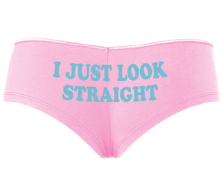 I Just Look Straight - Pink Boyshort