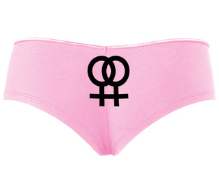 Lesbian Sign - Pink Boyshort