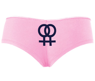 Lesbian Sign - Pink Boyshort