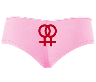 Lesbian Sign - Pink Boyshort