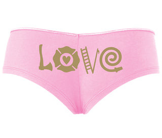 Love Fire Fighter - Pink Boyshort