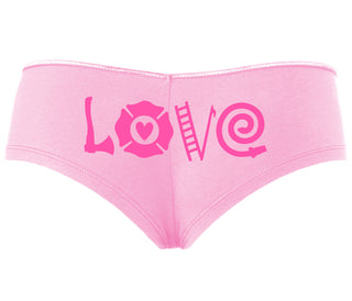 Love Fire Fighter - Pink Boyshort