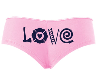Love Fire Fighter - Pink Boyshort
