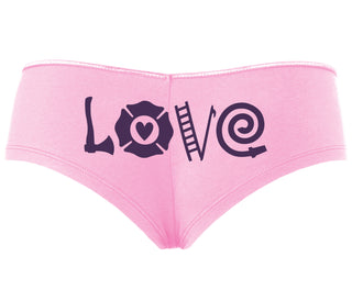 Love Fire Fighter - Pink Boyshort