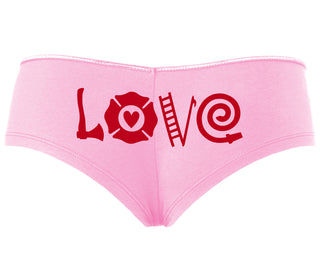 Love Fire Fighter - Pink Boyshort