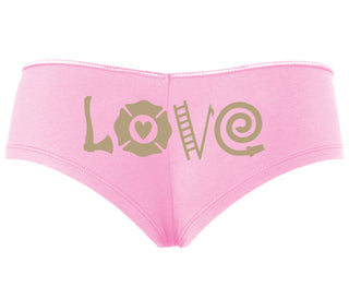 Love Fire Fighter - Pink Boyshort