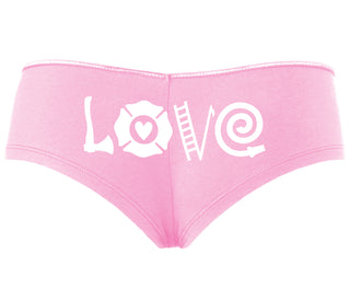 Love Fire Fighter - Pink Boyshort