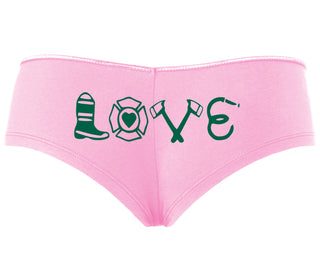 Love Fire Fighter - Pink Boyshort