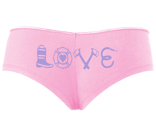 Love Fire Fighter - Pink Boyshort