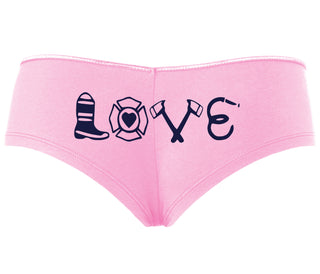 Love Fire Fighter - Pink Boyshort