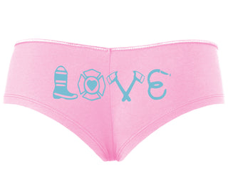 Love Fire Fighter - Pink Boyshort