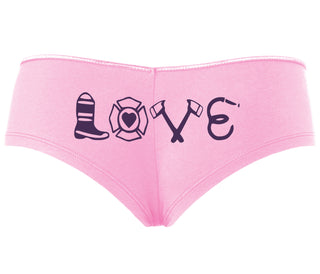 Love Fire Fighter - Pink Boyshort