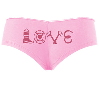Love Fire Fighter - Pink Boyshort