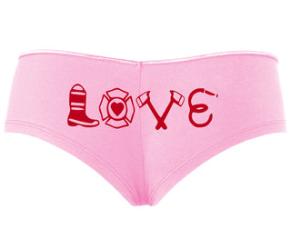 Love Fire Fighter - Pink Boyshort