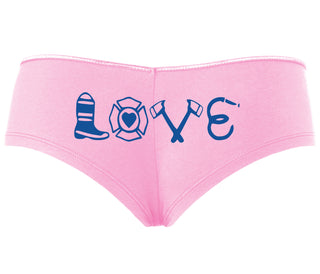 Love Fire Fighter - Pink Boyshort