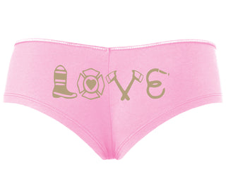 Love Fire Fighter - Pink Boyshort