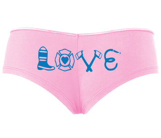Love Fire Fighter - Pink Boyshort