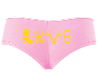 Love Fire Fighter - Pink Boyshort