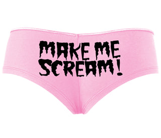 Make Me Scream - Pink Boyshort