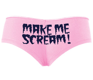 Make Me Scream - Pink Boyshort