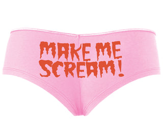 Make Me Scream - Pink Boyshort