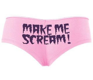 Make Me Scream - Pink Boyshort