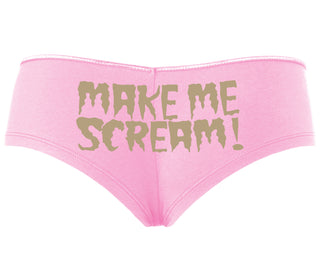 Make Me Scream - Pink Boyshort