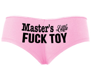 Master's Little Fuck Toy - Pink Boyshort