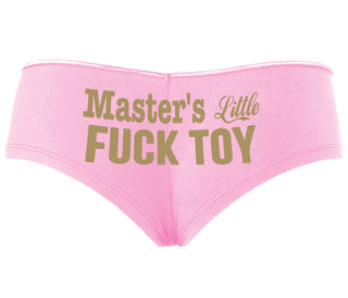 Master's Little Fuck Toy - Pink Boyshort
