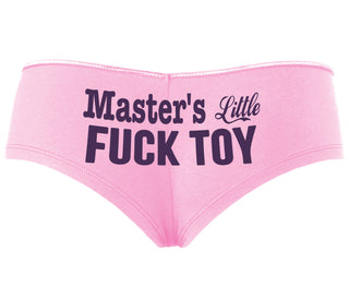Master's Little Fuck Toy - Pink Boyshort