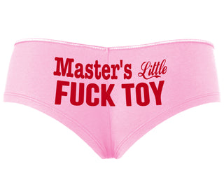 Master's Little Fuck Toy - Pink Boyshort